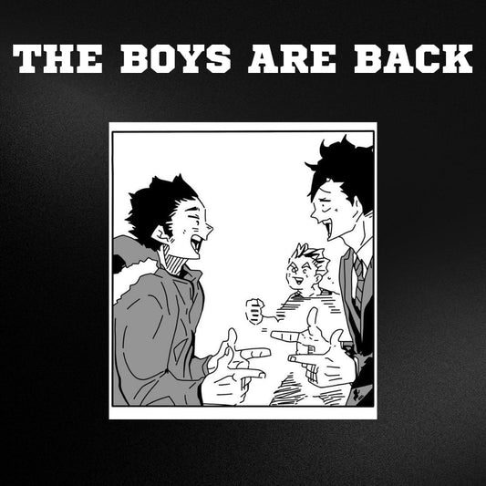 THE BOYS ARE BACK